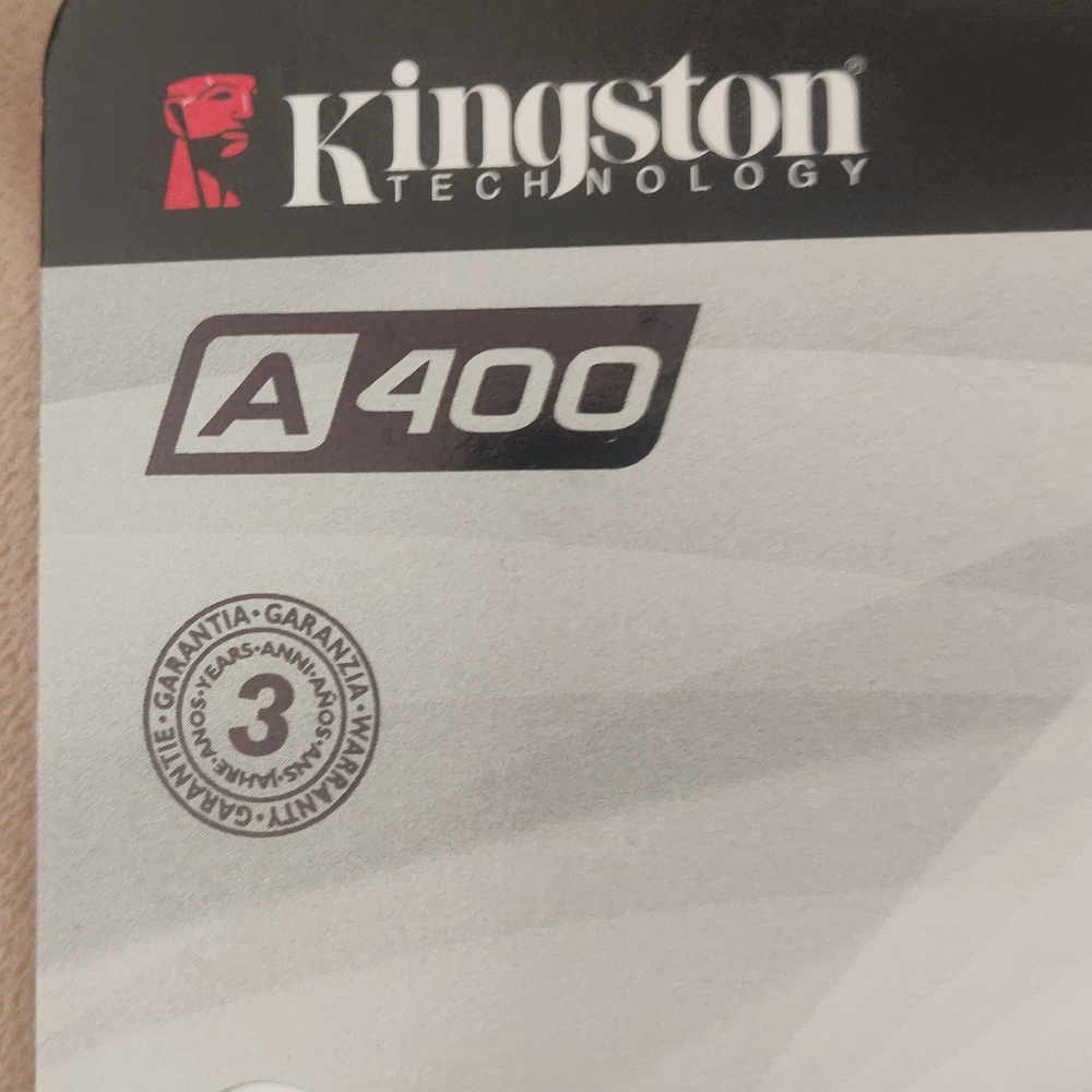 Kingston A400 Black SSD 480GB - Picture 10 of 11